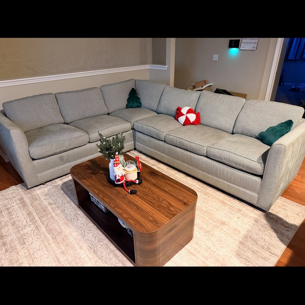Elegant Gray Sectional Sofa